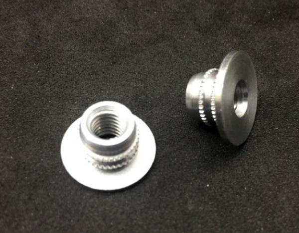 X0373 M6 Einklebemuttern/Bund ALU 5 Stück